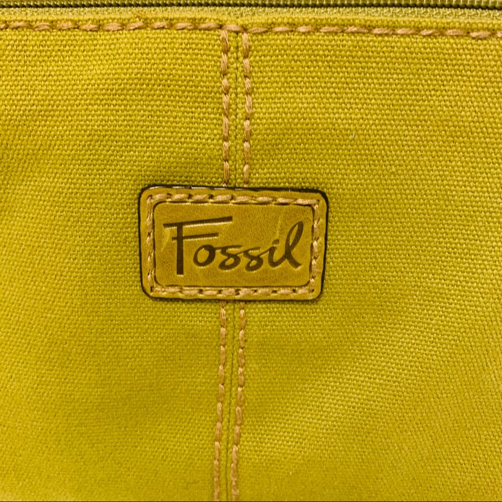 Fossil Mini Bag in Mustard Yellow - Picture 3 of 8